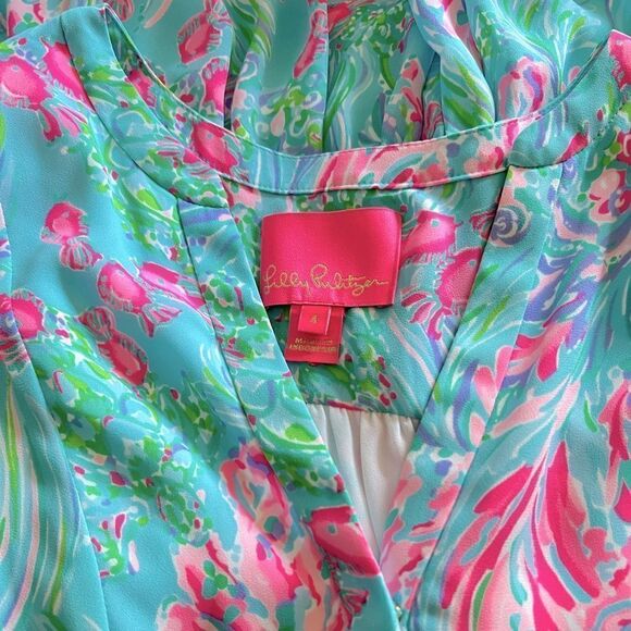 Lilly Pulitzer Gabriel Dress in Almafi Blue - Picture 5 of 6